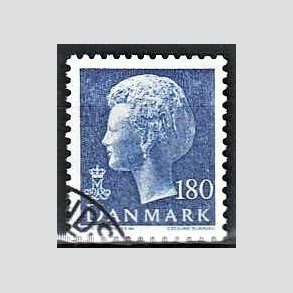 FRIMRKER DANMARK | 1980 - AFA 699 - Dronning Margrethe - 180 re bl - God gennemsnitskvalitet - Stemplet