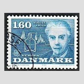 FRIMRKER DANMARK | 1980 - AFA 696 - Europamrker - 1,60 Kr. bl - God gennemsnitskvalitet - Stemplet