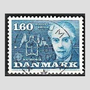 FRIMRKER DANMARK | 1980 - AFA 696 - Europamrker - 1,60 Kr. bl - God gennemsnitskvalitet - Stemplet