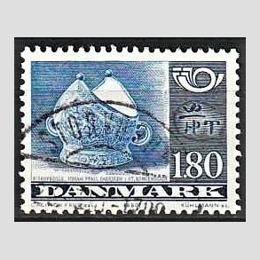 FRIMRKER DANMARK | 1980 - AFA 705 - Fllesnordisk udgave - 1.80 Kr. bl/grbl/sortbl - God gennemsnitskvalitet - Stemplet 