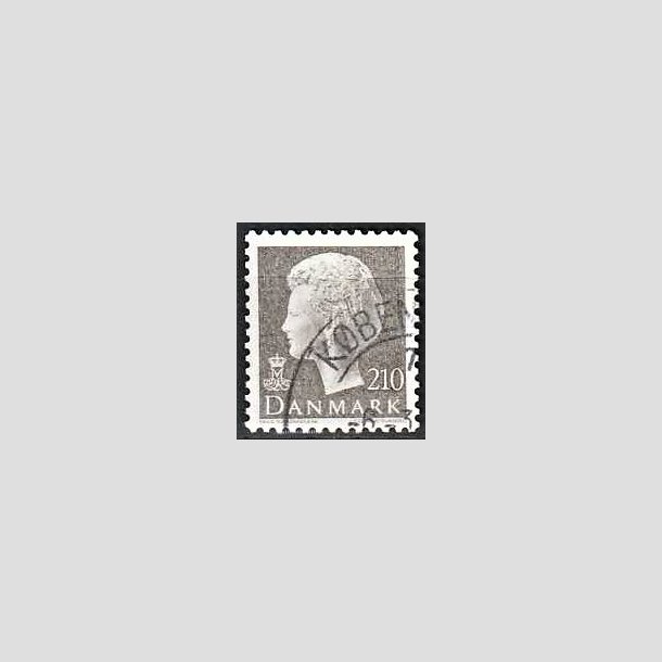 FRIMRKER DANMARK | 1980 - AFA 706 - Dronning Margrethe - 210 re gr - God gennemsnitskvalitet - Stemplet