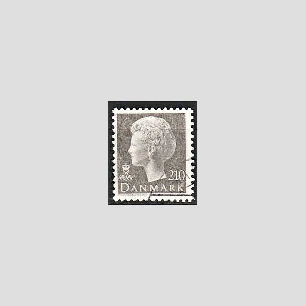 FRIMRKER DANMARK | 1980 - AFA 706 - Dronning Margrethe - 210 re gr - God gennemsnitskvalitet - Stemplet