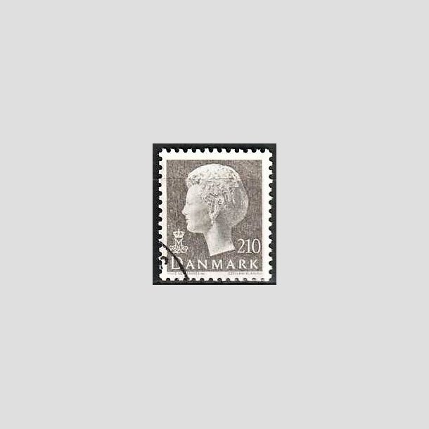FRIMRKER DANMARK | 1980 - AFA 706 - Dronning Margrethe - 210 re gr - God gennemsnitskvalitet - Stemplet