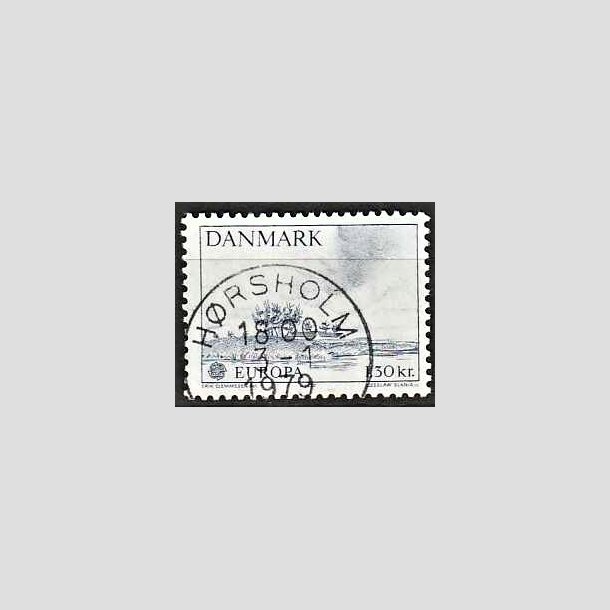 FRIMRKER DANMARK | 1977 - AFA 636 - Europamrke 1,30 Kr. bl - Pragt Stemplet Hrsholm