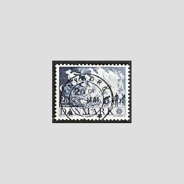 FRIMRKER DANMARK | 1981 - AFA 728 - Folklore - 2,00 Kr. bl - Pragt Stemplet Nyborg