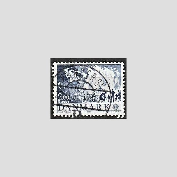 FRIMRKER DANMARK | 1981 - AFA 728 - Folklore - 2,00 Kr. bl - Pragt Stemplet Randers