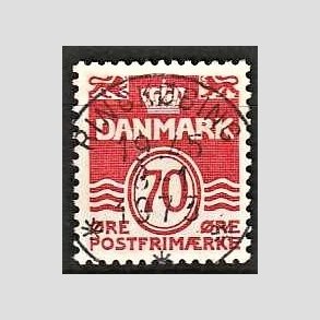 FRIM�RKER DANMARK | 1972 - AFA 527 - B�lgelinie 70 �re r�d - Lux Stemplet Ringk�bing