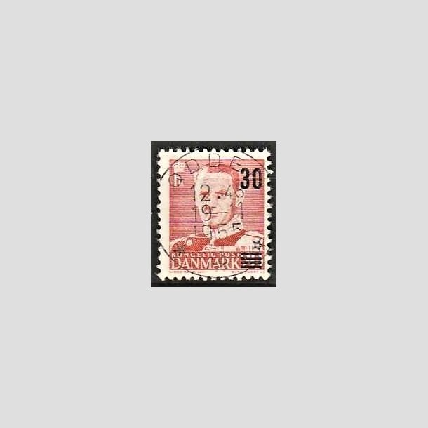 FRIMRKER DANMARK | 1955 - AFA 363 - Provisorier - 30/20 re rd - Pragt Stemplet Odder