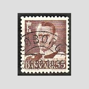 FRIMRKER DANMARK | 1951 - AFA 327 - Fr. IX 55 re brun - Lux Stemplet Sborg