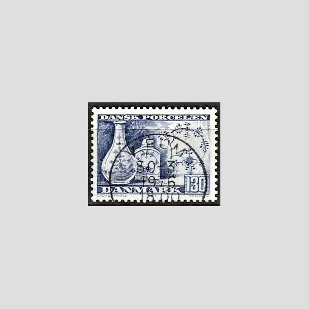 FRIMRKER DANMARK | 1975 - AFA 590 - Dansk porceln - 130 re bl - Pragt Stemplet Virum