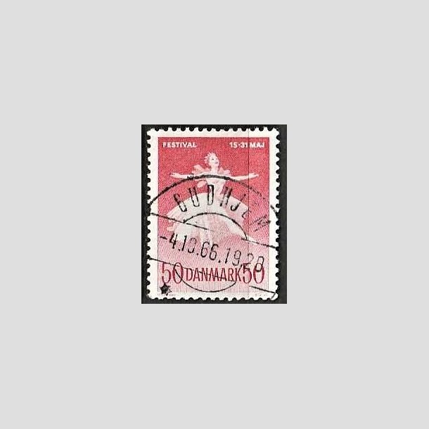 FRIMRKER DANMARK | 1965 - AFA 438 - Ballet og Musikfestival - 50 re rd - Pragt Stemplet Gudhjem