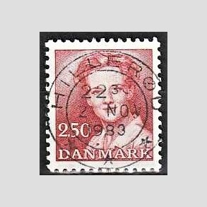 FRIMRKER DANMARK | 1983 - AFA 774 - Dronning Margrethe - 2,50 Kr. rd - Pragt Stemplet Hillerd