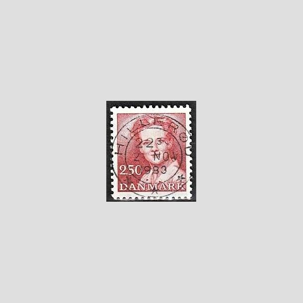 FRIMRKER DANMARK | 1983 - AFA 774 - Dronning Margrethe - 2,50 Kr. rd - Pragt Stemplet Hillerd