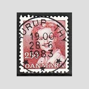 FRIMRKER DANMARK | 1983 - AFA 774 - Dronning Margrethe - 2,50 Kr. rd - Pragt Stemplet Hurup Thy