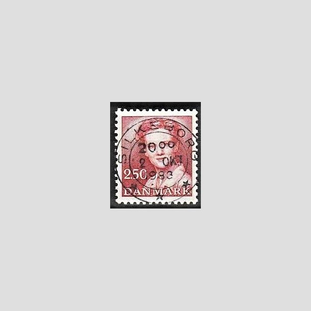 FRIMRKER DANMARK | 1983 - AFA 774 - Dronning Margrethe - 2,50 Kr. rd - Pragt Stemplet Silkeborg