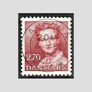 FRIMRKER DANMARK | 1984 - AFA 790 - Dronning Margrethe - 2,70 Kr. rd - Pragt Stemplet benr