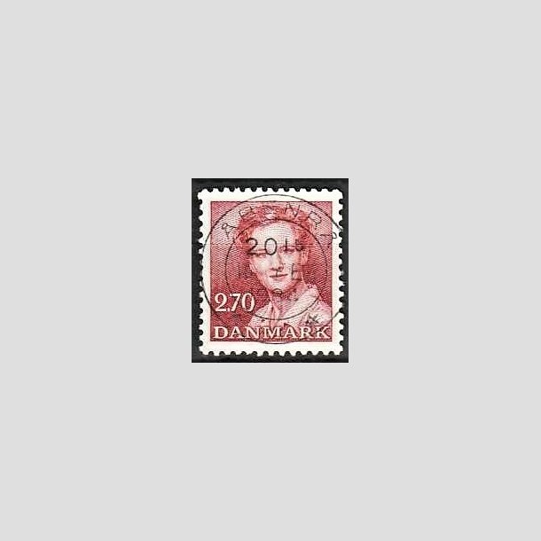 FRIMRKER DANMARK | 1984 - AFA 790 - Dronning Margrethe - 2,70 Kr. rd - Pragt Stemplet benr