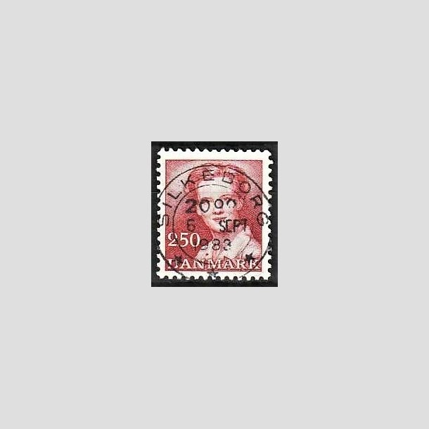 FRIMRKER DANMARK | 1983 - AFA 774 - Dronning Margrethe - 2,50 Kr. rd - Pragt Stemplet Silkeborg