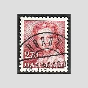 FRIMRKER DANMARK | 1984 - AFA 790 - Dronning Margrethe - 2,70 Kr. rd - Pragt Stemplet Hrby
