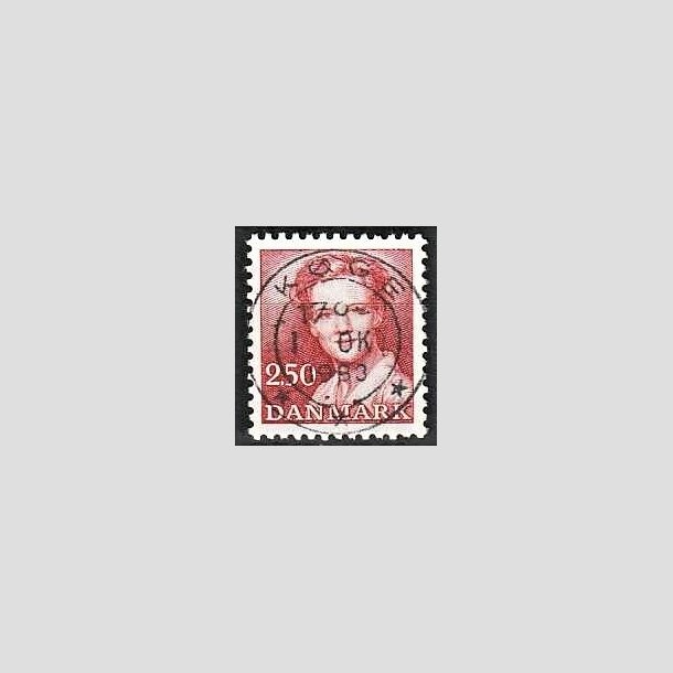 FRIMRKER DANMARK | 1983 - AFA 774 - Dronning Margrethe - 2,50 Kr. rd - Pragt Stemplet Kge