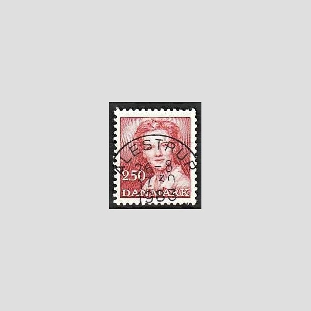 FRIMRKER DANMARK | 1983 - AFA 774 - Dronning Margrethe - 2,50 Kr. rd - Pragt Stemplet Hurup lestrup