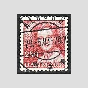 FRIMRKER DANMARK | 1983 - AFA 774 - Dronning Margrethe - 2,50 Kr. rd - Pragt Stemplet lborg