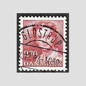 FRIMRKER DANMARK | 1984 - AFA 790 - Dronning Margrethe - 2,70 Kr. rd - Pragt Stemplet Glostrup