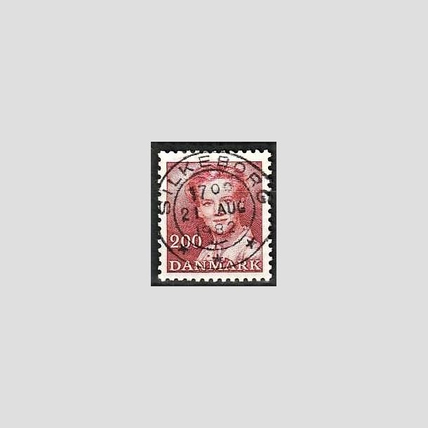 FRIMRKER DANMARK | 1982 - AFA 751 - Dronning Margrethe - 2,00 Kr. rd - Pragt Stemplet Silkeborg