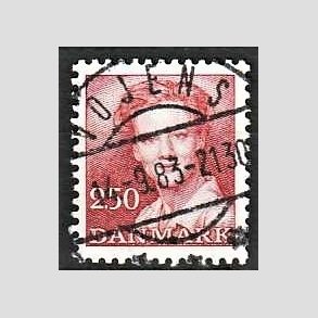 FRIMRKER DANMARK | 1983 - AFA 774 - Dronning Margrethe - 2,50 Kr. rd - Pragt Stemplet Vojens