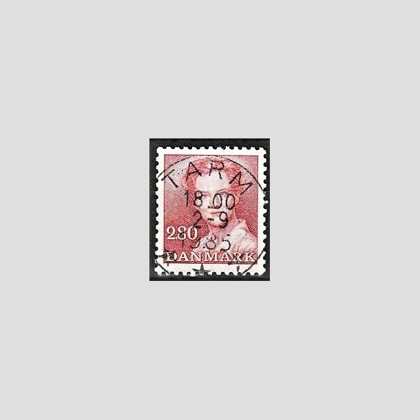 FRIMRKER DANMARK | 1985 - AFA 820 - Dronning Margrethe - 2,80 Kr. rd - Pragt Stemplet Tarm