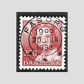 FRIMRKER DANMARK | 1983 - AFA 774 - Dronning Margrethe - 2,50 Kr. rd - Pragt Stemplet Fborg