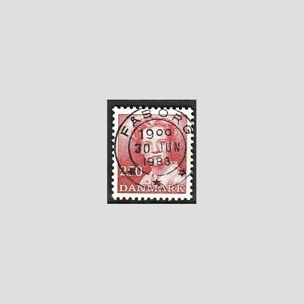 FRIMRKER DANMARK | 1983 - AFA 774 - Dronning Margrethe - 2,50 Kr. rd - Pragt Stemplet Fborg