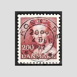 FRIMRKER DANMARK | 1982 - AFA 751 - Dronning Margrethe - 2,00 Kr. rd - Pragt Stemplet Roskilde
