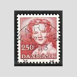 FRIMRKER DANMARK | 1983 - AFA 774 - Dronning Margrethe - 2,50 Kr. rd - Pragt Stemplet Farum