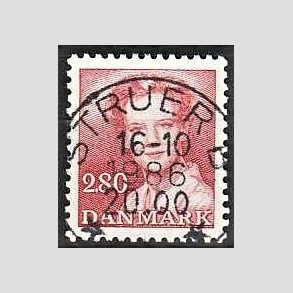FRIMRKER DANMARK | 1985 - AFA 820 - Dronning Margrethe - 2,80 Kr. rd - Pragt Stemplet Struer B