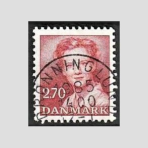 FRIMRKER DANMARK | 1984 - AFA 790 - Dronning Margrethe - 2,70 Kr. rd - Pragt Stemplet Dronninglund