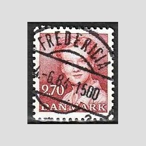 FRIMRKER DANMARK | 1984 - AFA 790 - Dronning Margrethe - 2,70 Kr. rd - Pragt Stemplet Fredericia