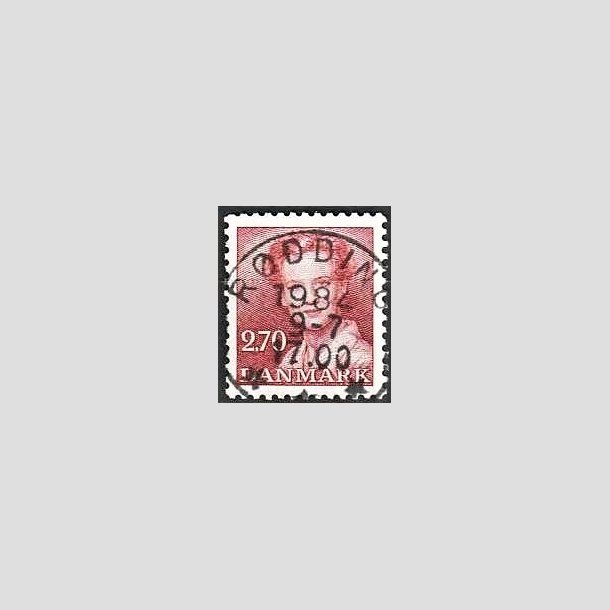 FRIMRKER DANMARK | 1984 - AFA 790 - Dronning Margrethe - 2,70 Kr. rd - Pragt Stemplet Rdding