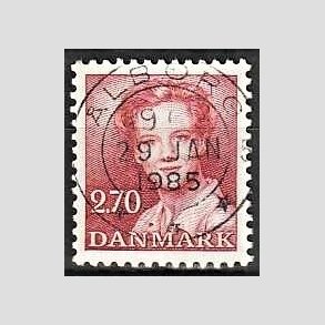 FRIMRKER DANMARK | 1984 - AFA 790 - Dronning Margrethe - 2,70 Kr. rd - Pragt Stemplet lborg
