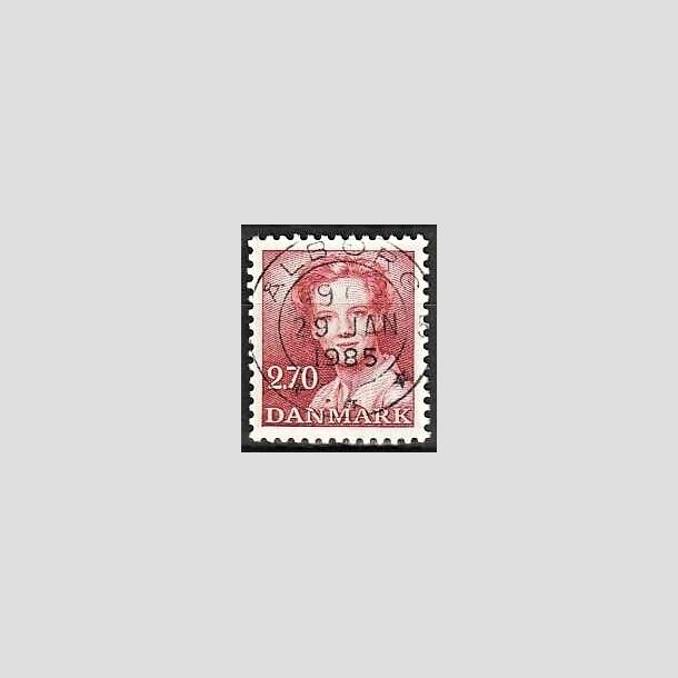 FRIMRKER DANMARK | 1984 - AFA 790 - Dronning Margrethe - 2,70 Kr. rd - Pragt Stemplet lborg