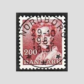 FRIMRKER DANMARK | 1982 - AFA 751 - Dronning Margrethe - 2,00 Kr. rd - Pragt Stemplet Nordborg