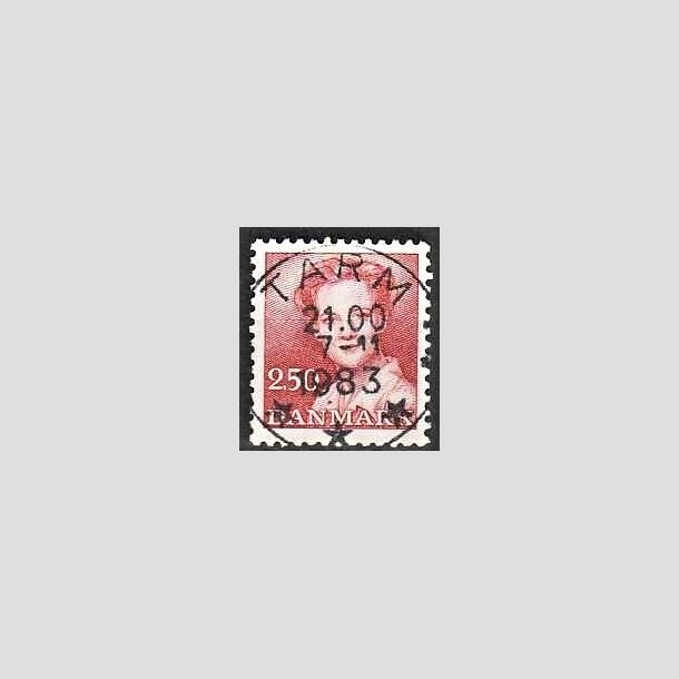 FRIMRKER DANMARK | 1983 - AFA 774 - Dronning Margrethe - 2,50 Kr. rd - Pragt Stemplet Tarm