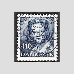 FRIMRKER DANMARK | 1988 - AFA 898 - Dronning Margrethe - 4,10 Kr. bl - Pragt Stemplet Kbenhavn 21