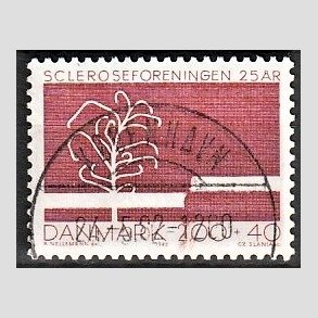 FRIMRKER DANMARK | 1982 - AFA 746 - Scleroseforeningen 25 r. - 2,00 Kr. + 40 re rd - Pragt Stemplet Kbenhavn
