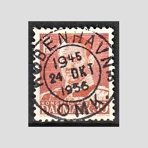 FRIMRKER DANMARK | 1952-53 - AFA 337 - Fr. IX 30 re rd - Lux Stemplet Kbenhavn