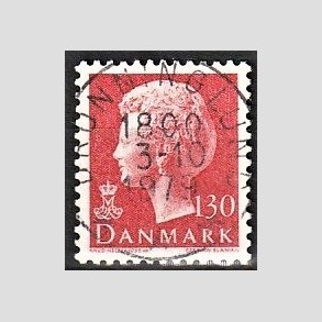 FRIMRKER DANMARK | 1979 - AFA 678 - Dronning Margrethe - 130 re rd - Pragt Stemplet Dronninglund