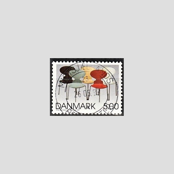 FRIMRKER DANMARK | 1997 - AFA 1162 - Dansk design - 5,00 Kr. flerfarvet - Pragt Stemplet