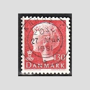 FRIMRKER DANMARK | 1979 - AFA 678 - Dronning Margrethe - 130 re rd - Pragt Stemplet rhus C