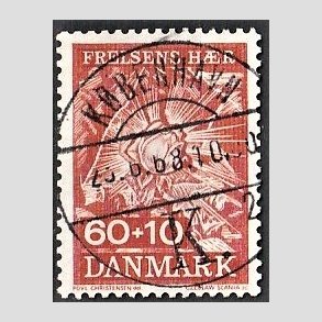 FRIMRKER DANMARK | 1967 - AFA 467 - Frelsens Hr - 60 + 10 re brunrd - Pragt Stemplet Kbenhavn