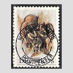 FRIM�RKER DANMARK | 1992 - AFA 1034 - Biblen - 3,75 Kr. flerfarvet - Pragt Stemplet